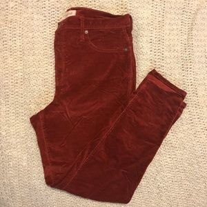 High Waist Madewell Corduroys